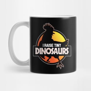 I Raise Tiny Dinosaurs Sunset Mug